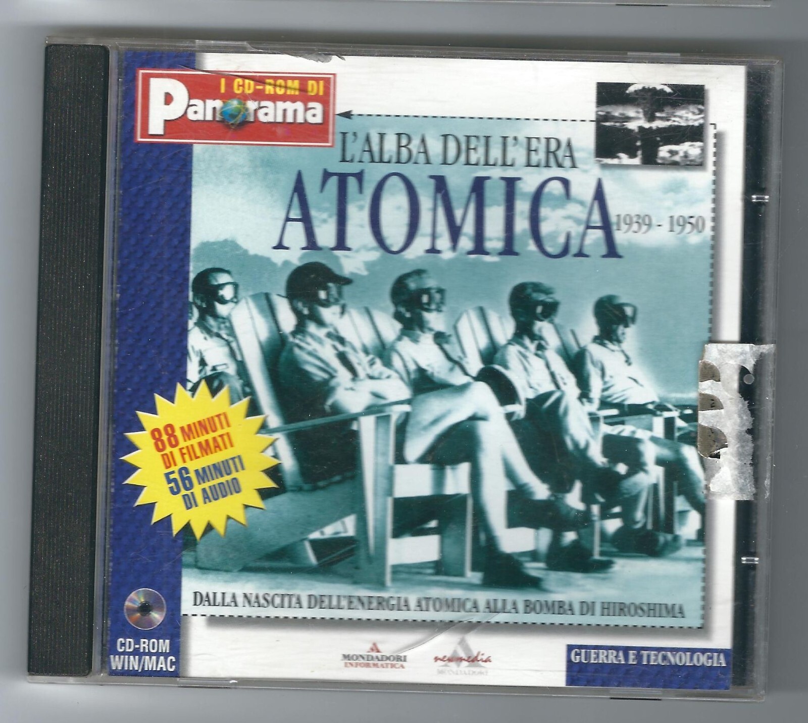 CD ROM Attached To Panorama War And Technology - The Dawn Of The Atomic Era