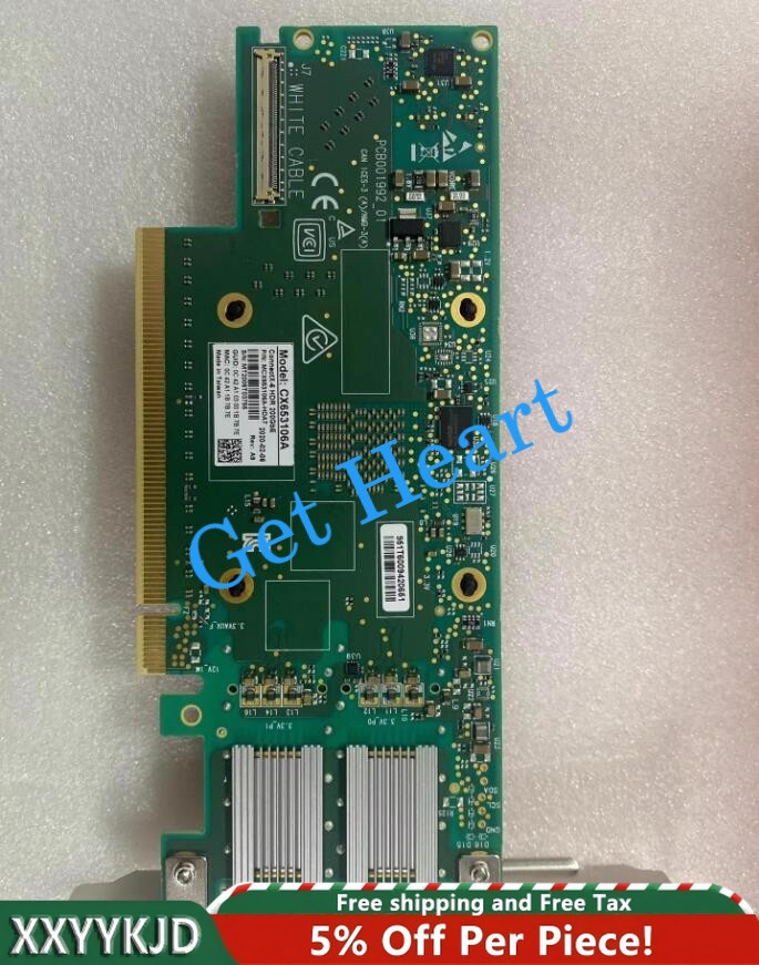 MCX653106A-HDAT MELLANOX ConnectX-6 VPI Adapter Card HDR/200GbE NETWORK CARD