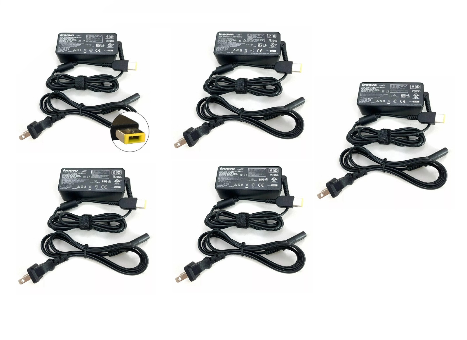 5pcs Genuine Original 20V 45W Lenovo AC Adapter Charger for ThinkPad Helix 3698