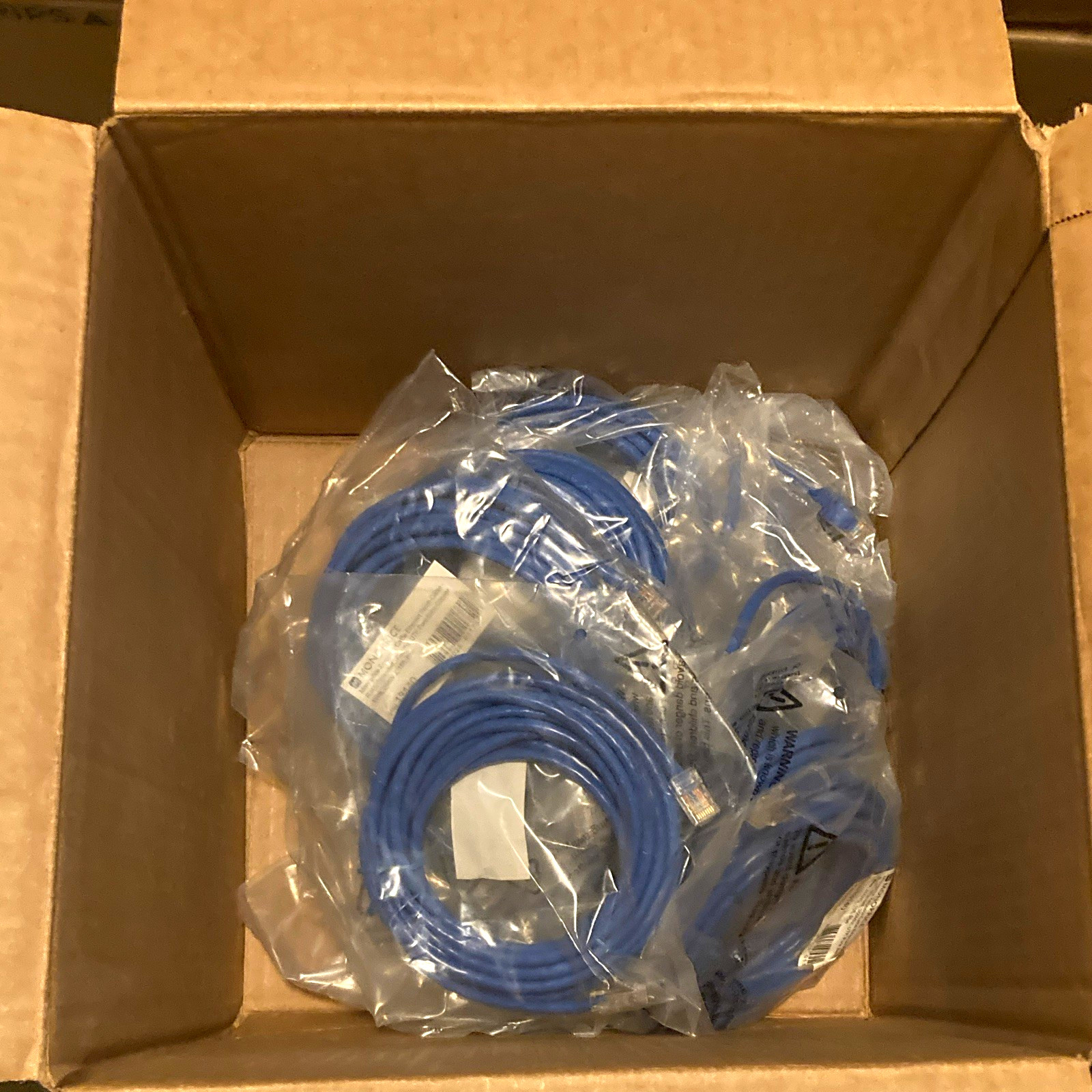 Lot of Blue Ethernet Network Cable RJ-45 Male to RJ-45 Male, Universal
