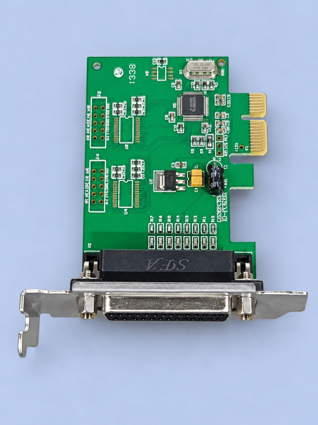 Syba SI-PEX10010 PCIe x1 DB25 Parallel LPT Port Controller Card WCH382L Untested