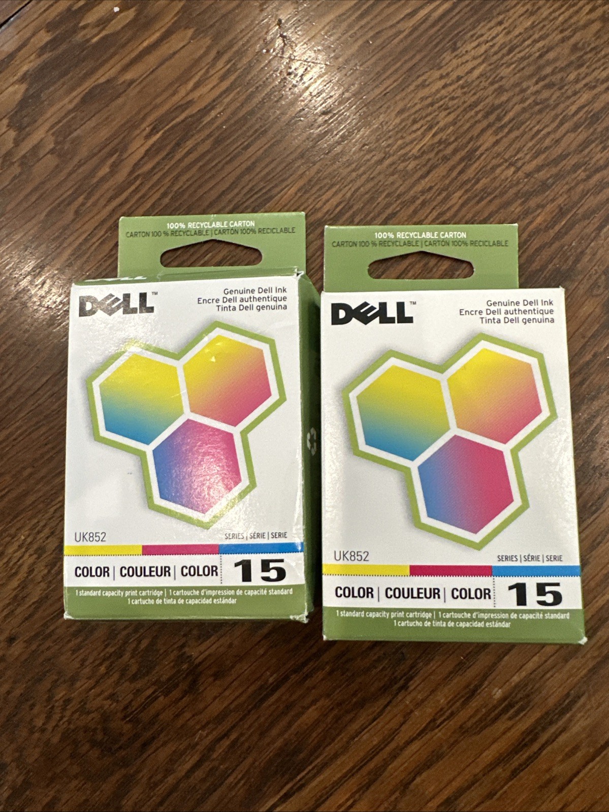 BRAND NEW Dell Computer UK852 15 Standard Capacity Color Ink Cartridge for V105
