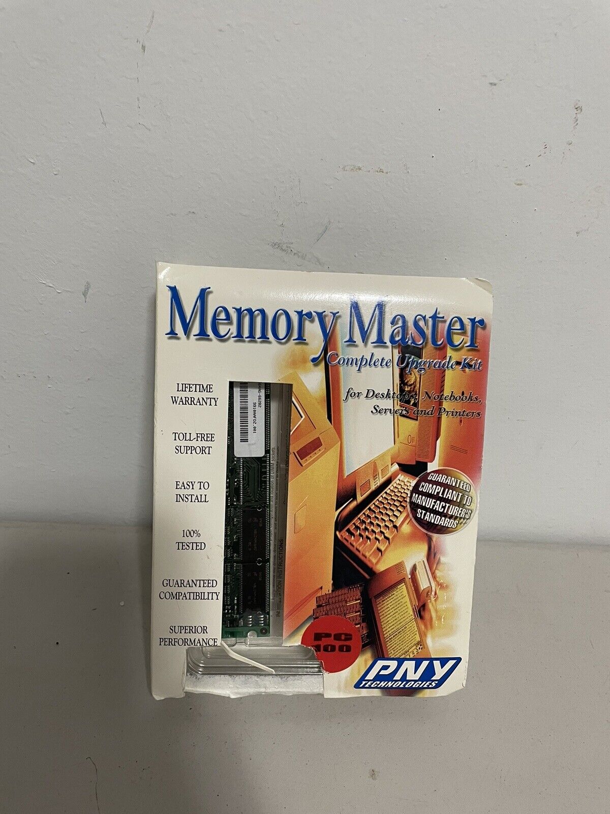 New Memory Master Complete Upgrade Kit  PNY Technologies Dimm 32mb Pc100 SDRAM