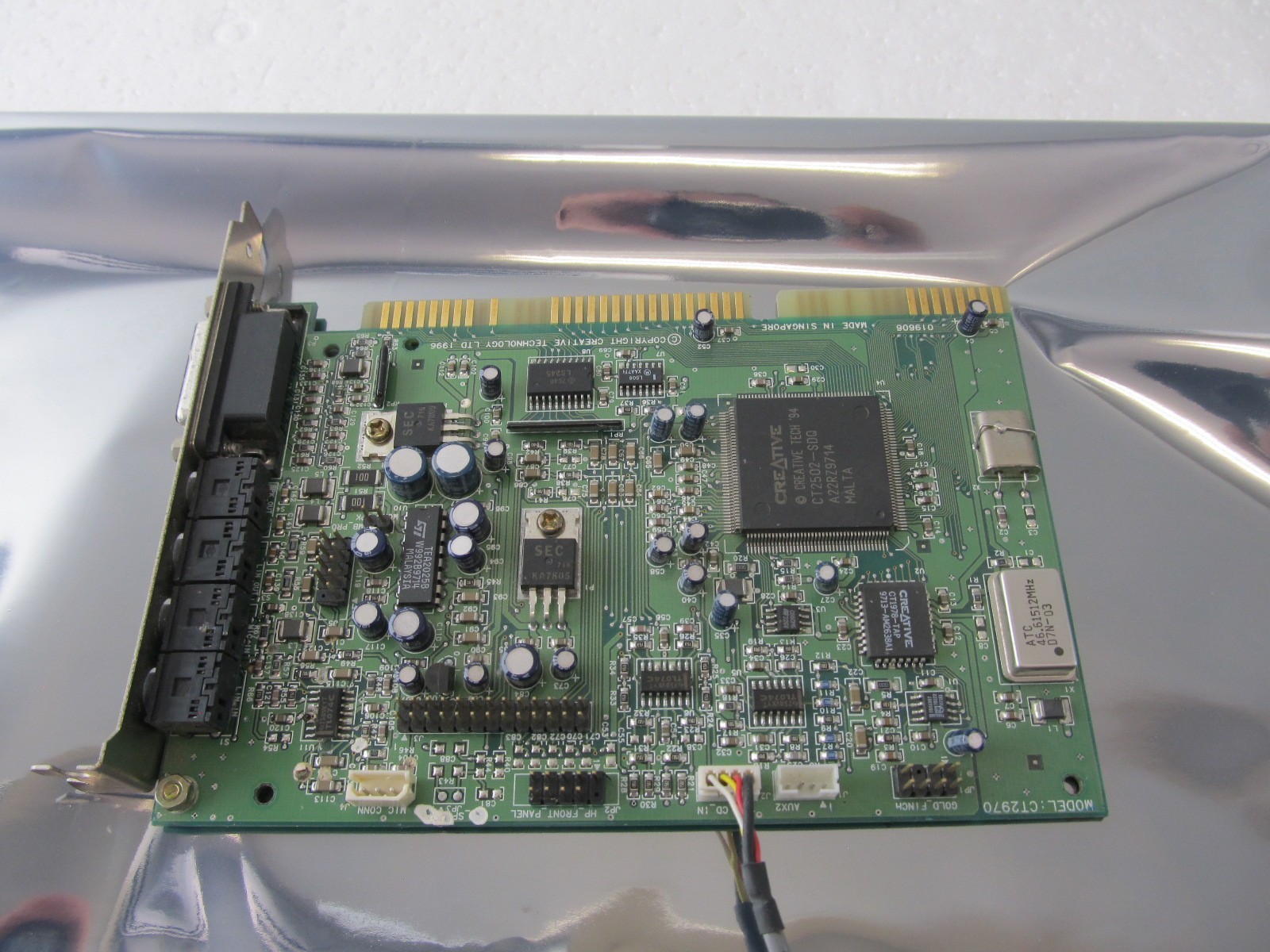 CREATIVE TECHNOLOGY CT2970 ISA SONATE AUDIO BOARD HP 5063-9057 5063-9085