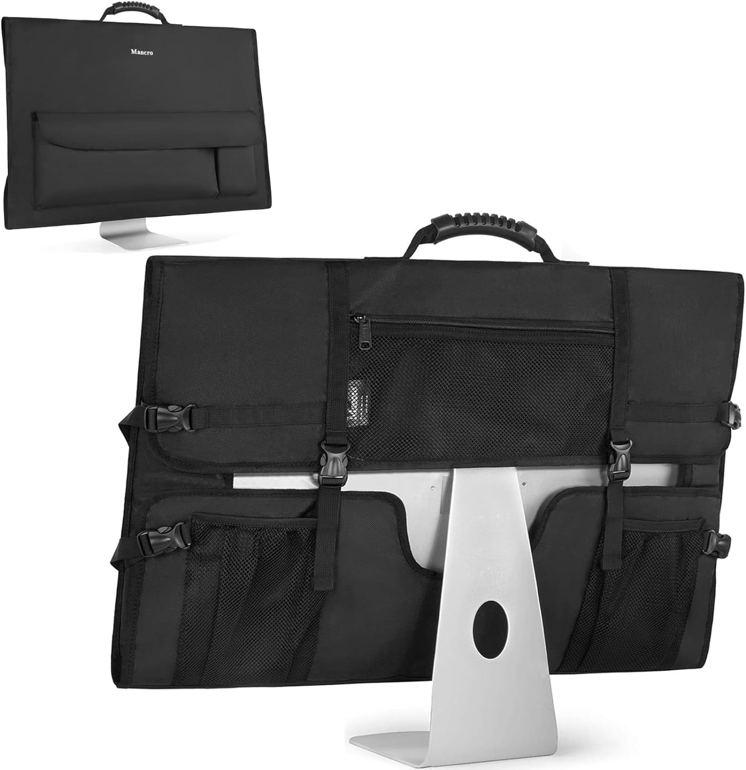 Mancro Monitor Carrying Case Compatible with Apple 27" Imac Desktop Computer, Pa
