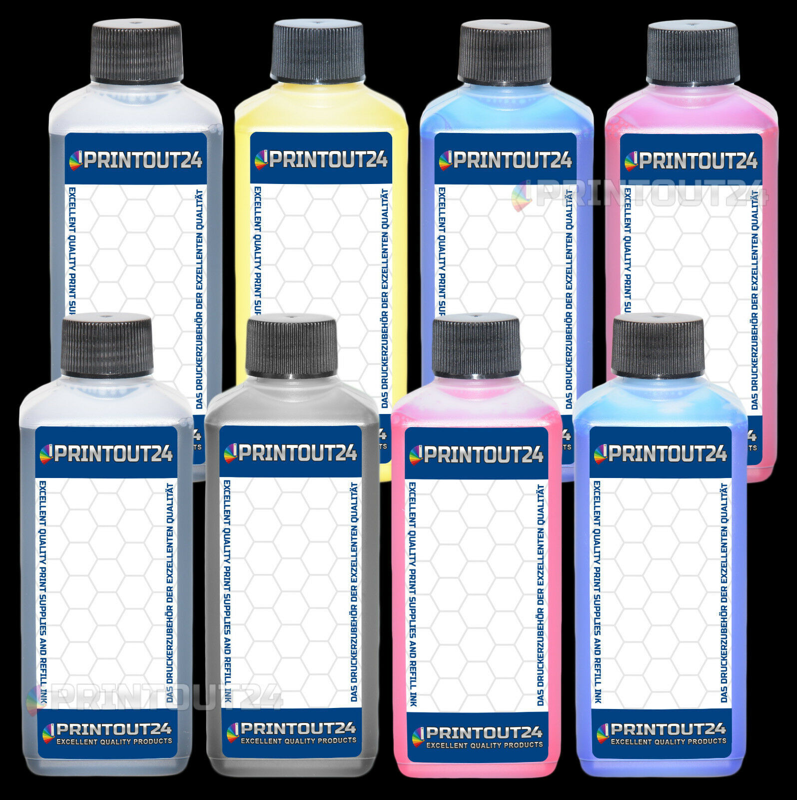 8X1L InkTec® Printer Refill Ink For HP 771 HP771 Cartridge