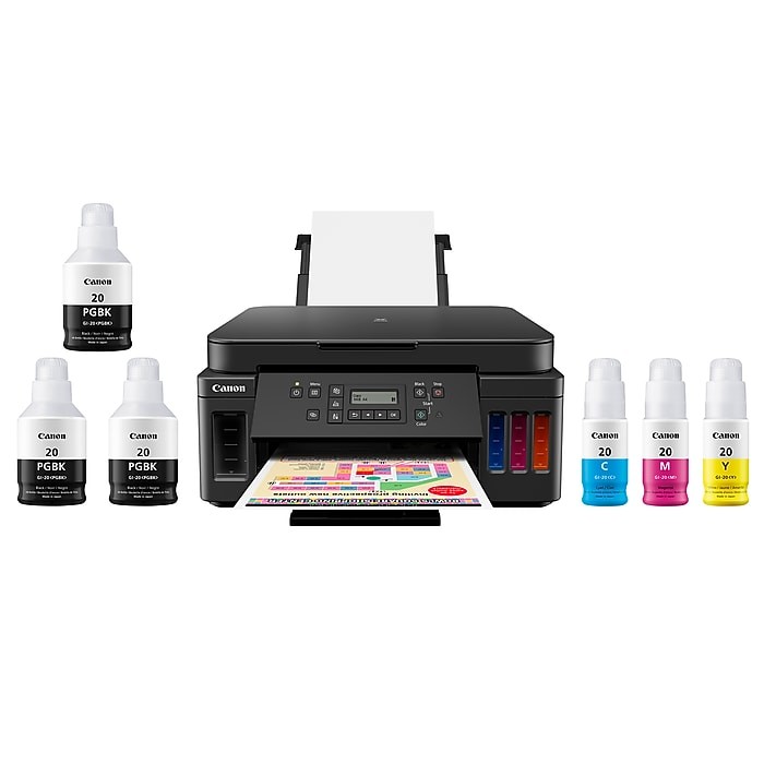 Canon PIXMA G6020 MegaTank Wireless All-In-One Printer Print Scan Copy