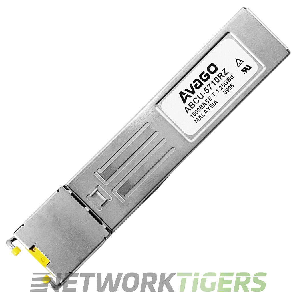 Avago ABCU-5710RZ 1 Gigabit BASE-T Optical SFP Transceiver