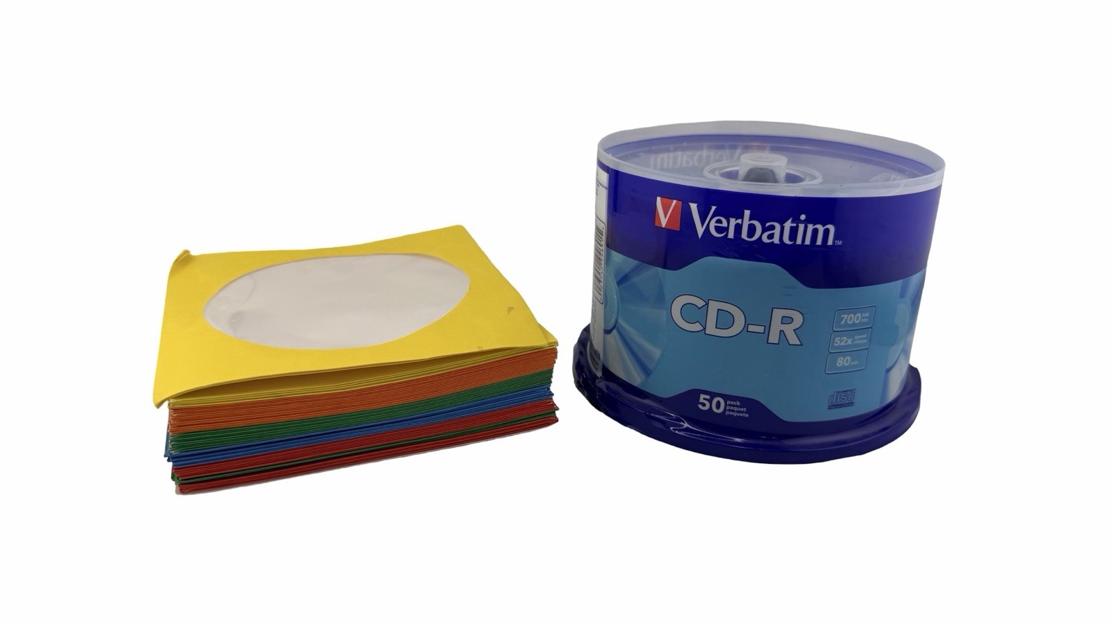 Verbatim CD-R 700MB 52x Recordable Disc - Pack of 50 (94691)