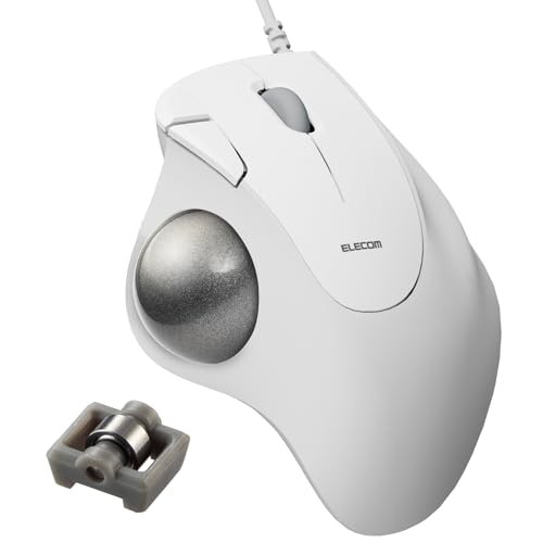 ELECOM Ergonomic Comfort Design Trackball IST Wired USB-A Connection  Super
