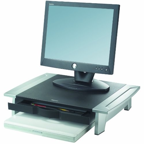 Fellowes 8031101 Monitor Riser Adjustable Silver/Black
