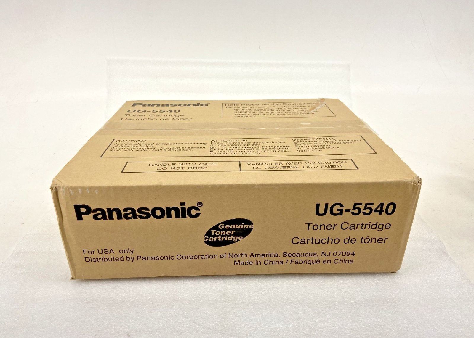 Panasonic UG-5540 Drum Unit Genuine Open Box with Return Box and UPS Label