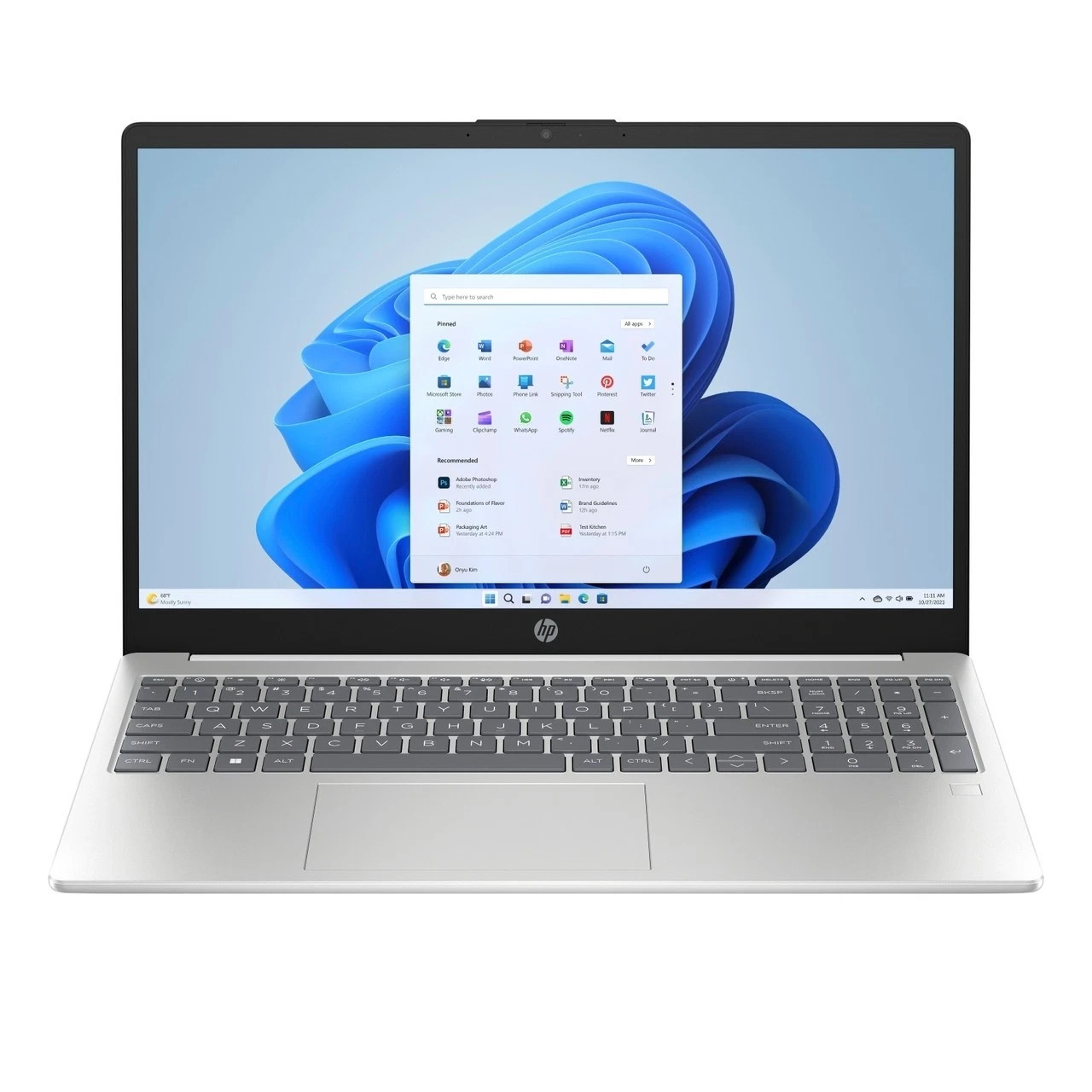DIAMOND WHITE - HP LAPTOP 15.6" HD N100 4GB 128GB UFS WIN 11 HOME S MODE