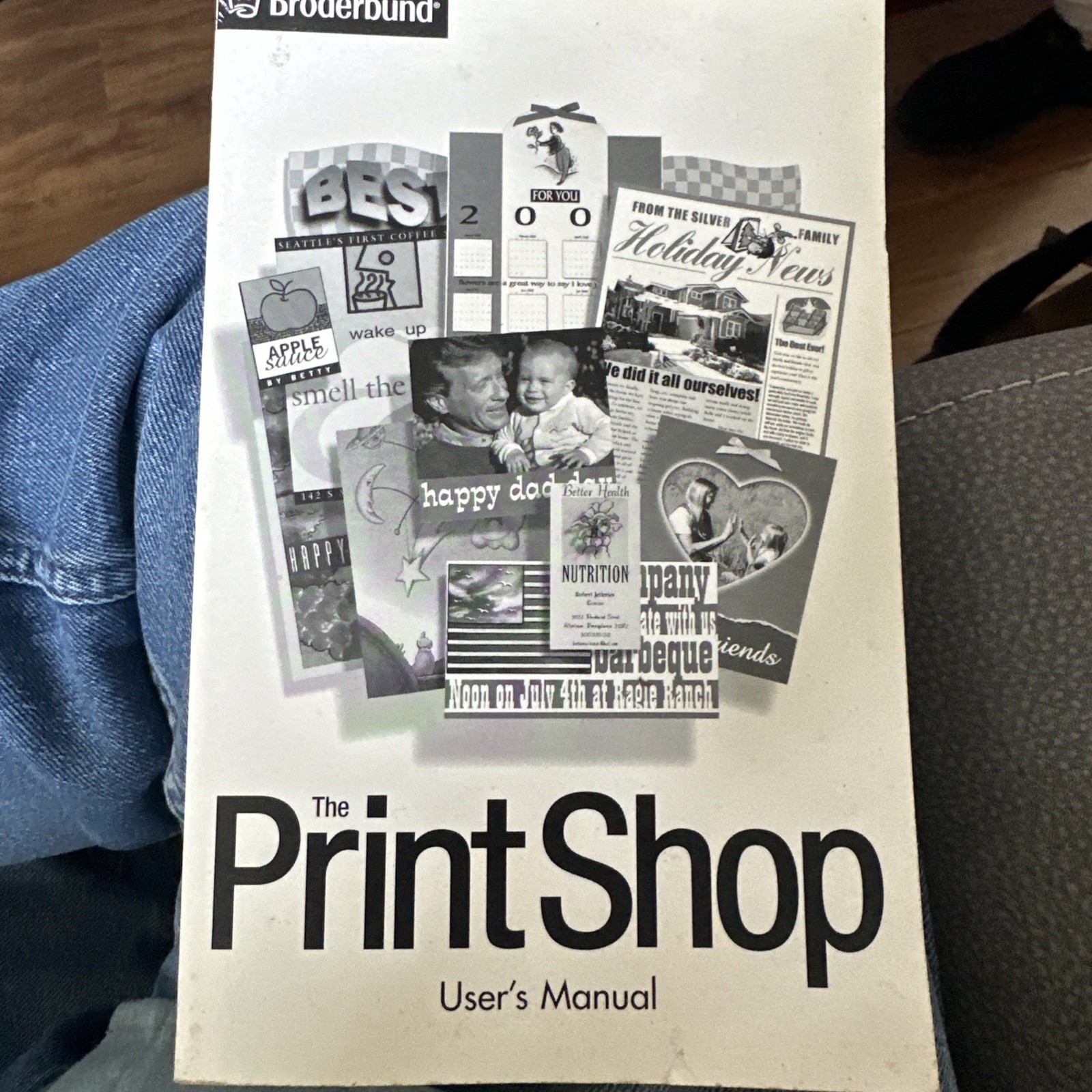 Broderbund The Print Shop Software User's Manual Vintage Electronics (Rare)