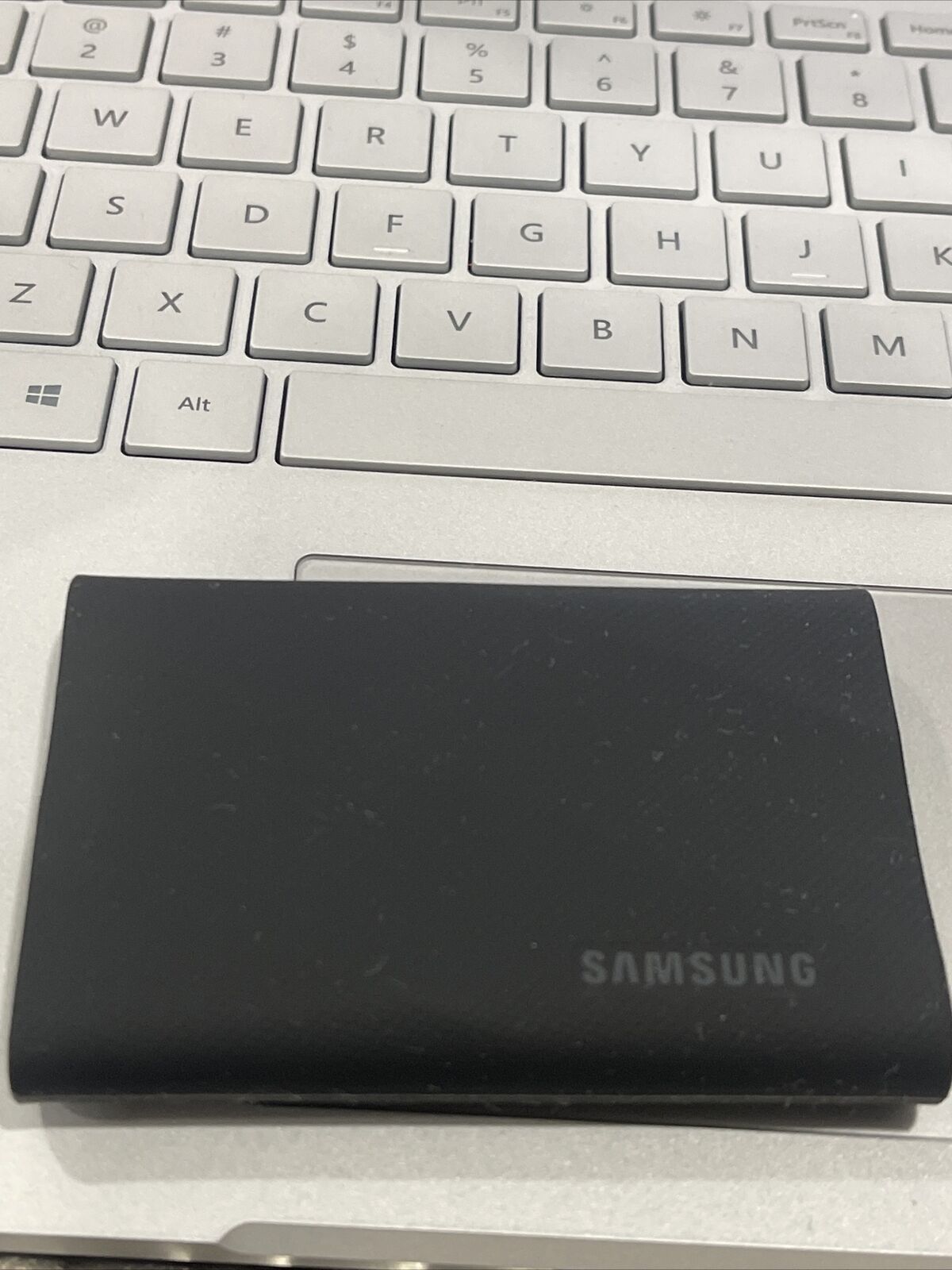 Samsung T9 1TB External (MU-PG1T0B/AM) Solid Slate Drive Ssd 100% good health 0W