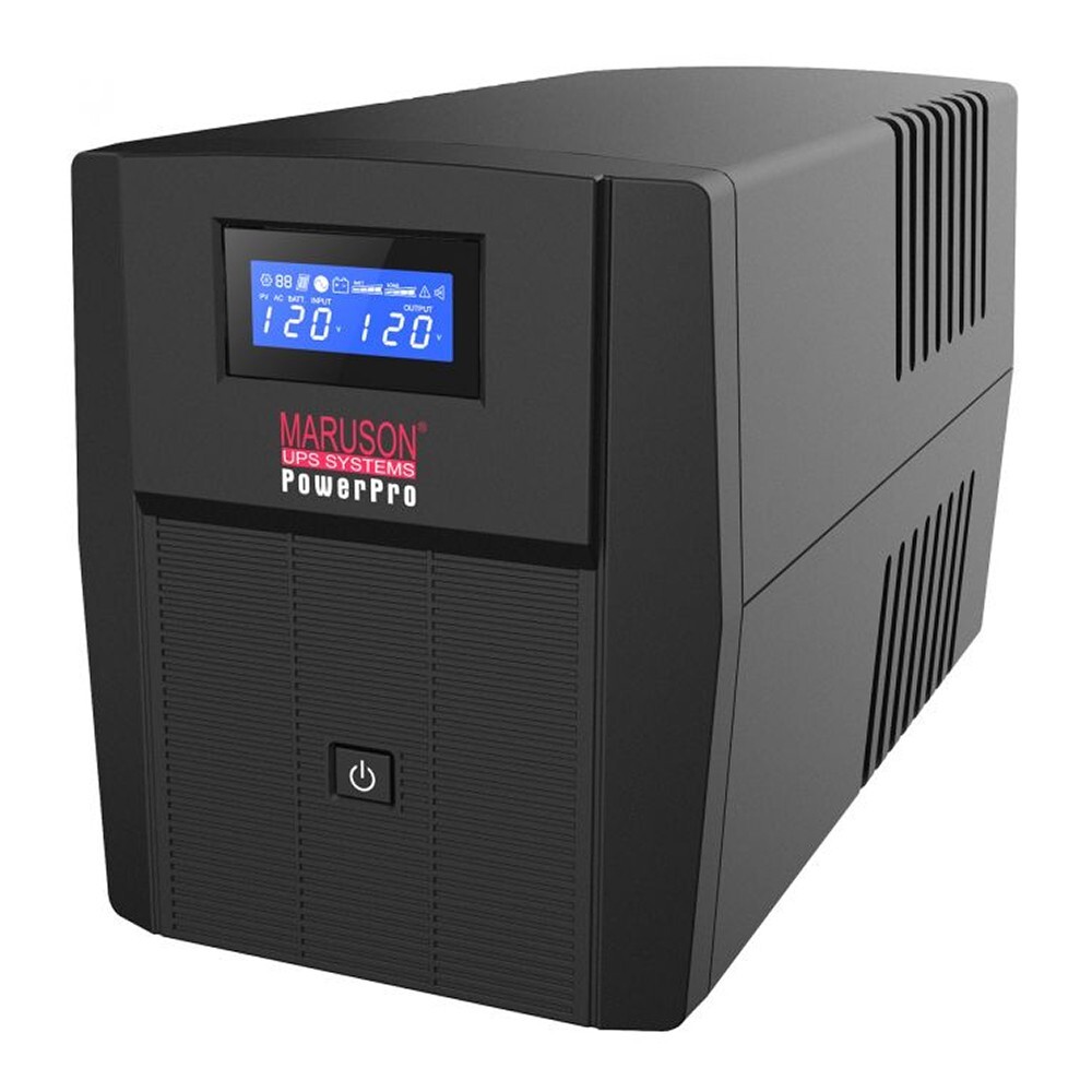 Maruson PRO-800LCD UPS Battery Backup Power 800VA 6 Outlet Surge Protector AVR