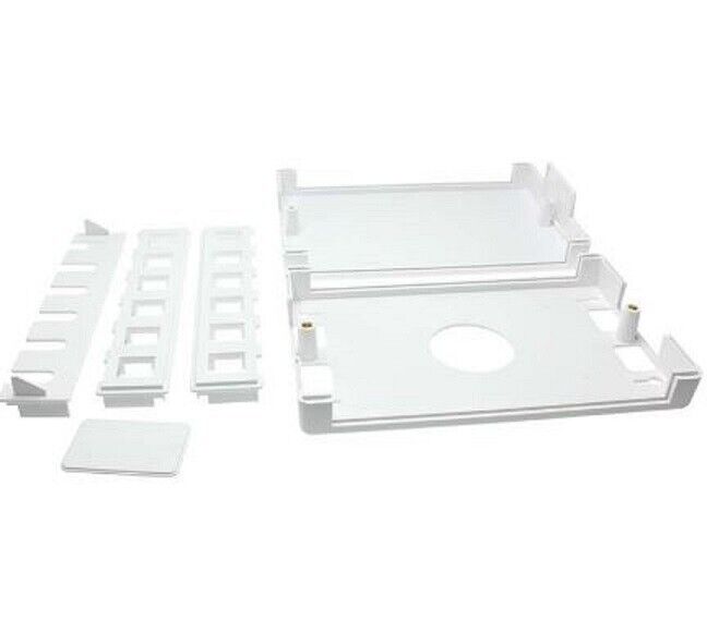 12 port Keystone Jack Surface Mount Box - White will also work as 6 Port
