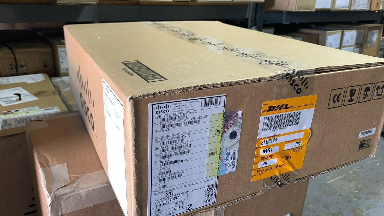 New SEALED Cisco C9200L-24P-4G-E Cisco Catalyst Switch
