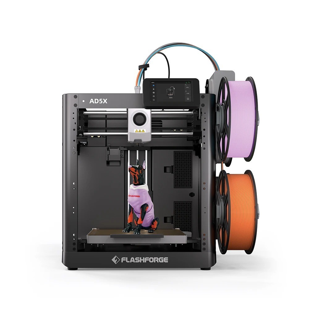 FLASHFORGE AD5X Multi-Color 3D Printer Max 600mm/s Print Auto Leveling Core