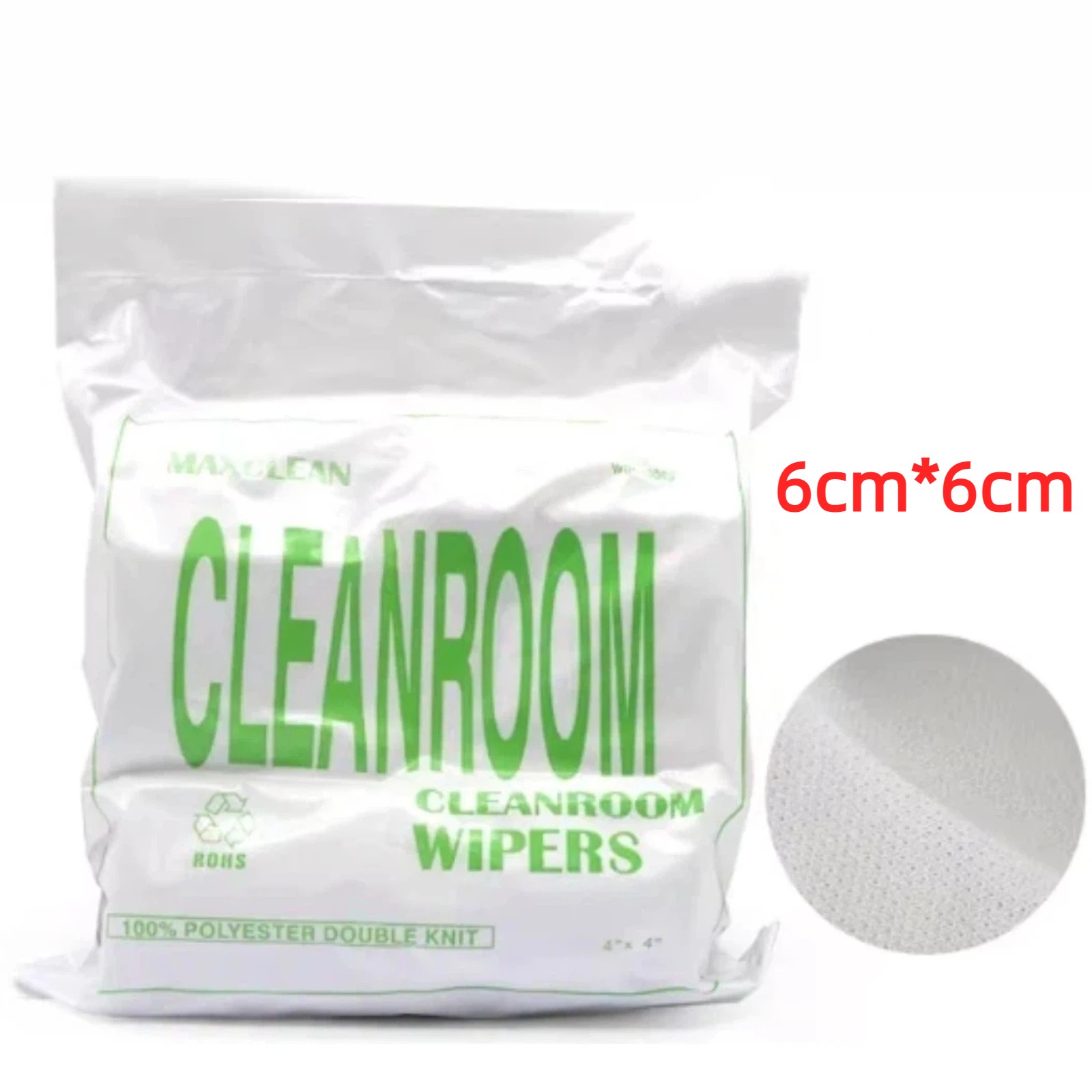 ‌4x4 inch CLEANROOM WIPERS for Printer Laundered and Packaged Non-Woven