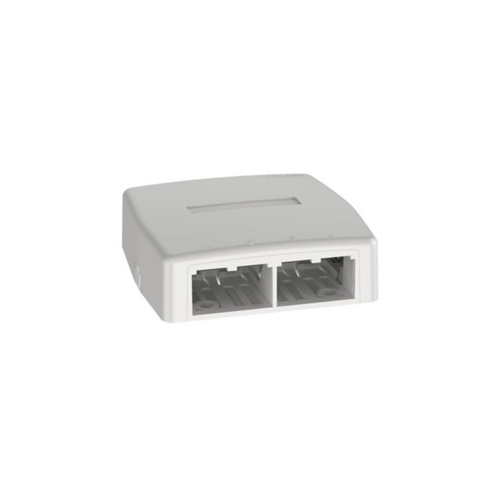 Panduit CBXQ4IW-A Quick Release Surface Mount Box 4 Port Off White