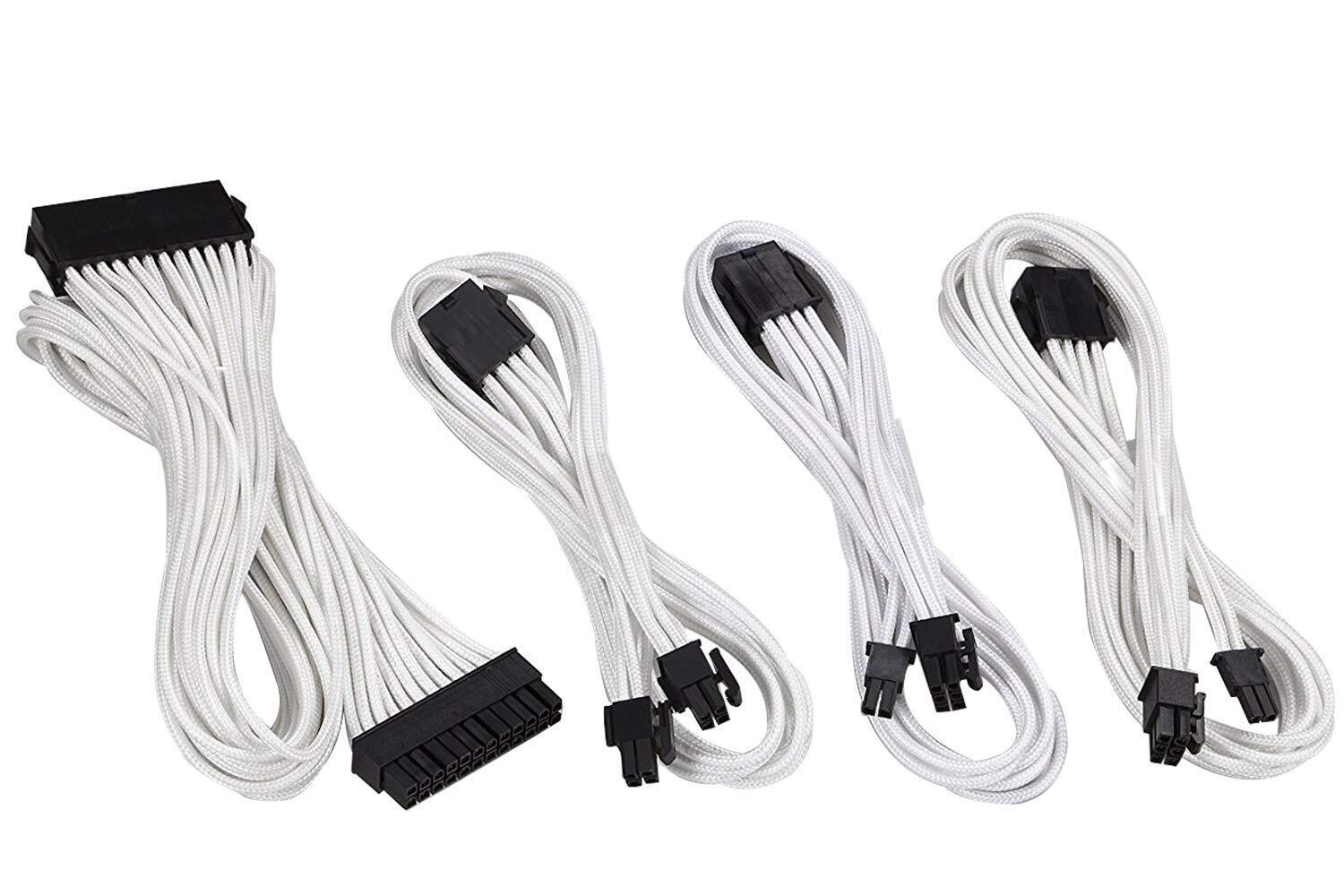 Sleeved Cable Cable Extension For Power Supply With Extrasleeved 24pin 6pin 4+4 