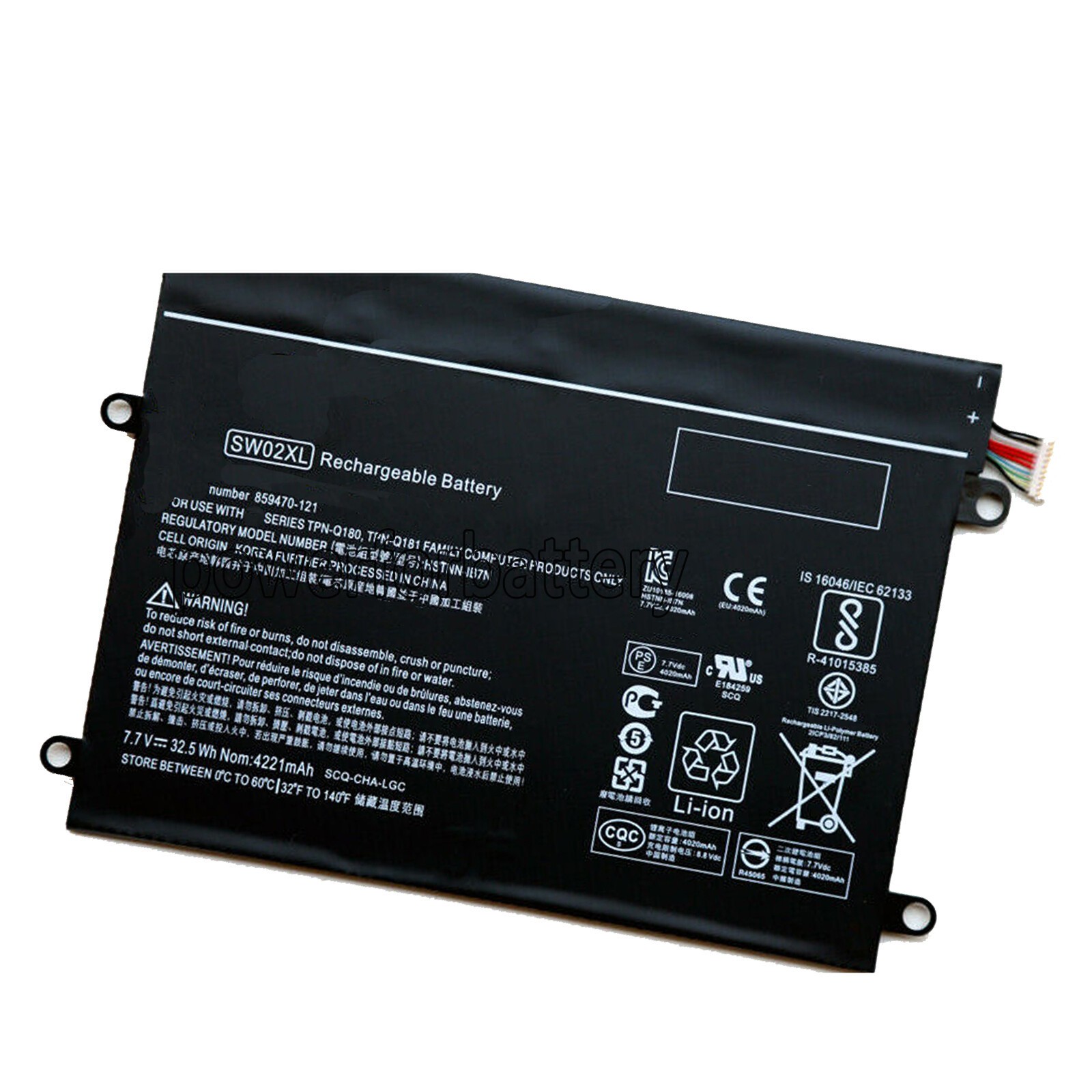 SW02XL New Battery for HP X2 210 G2 10-P HSTNN-IB7N 859470-1B1 HSTNN-LB7N