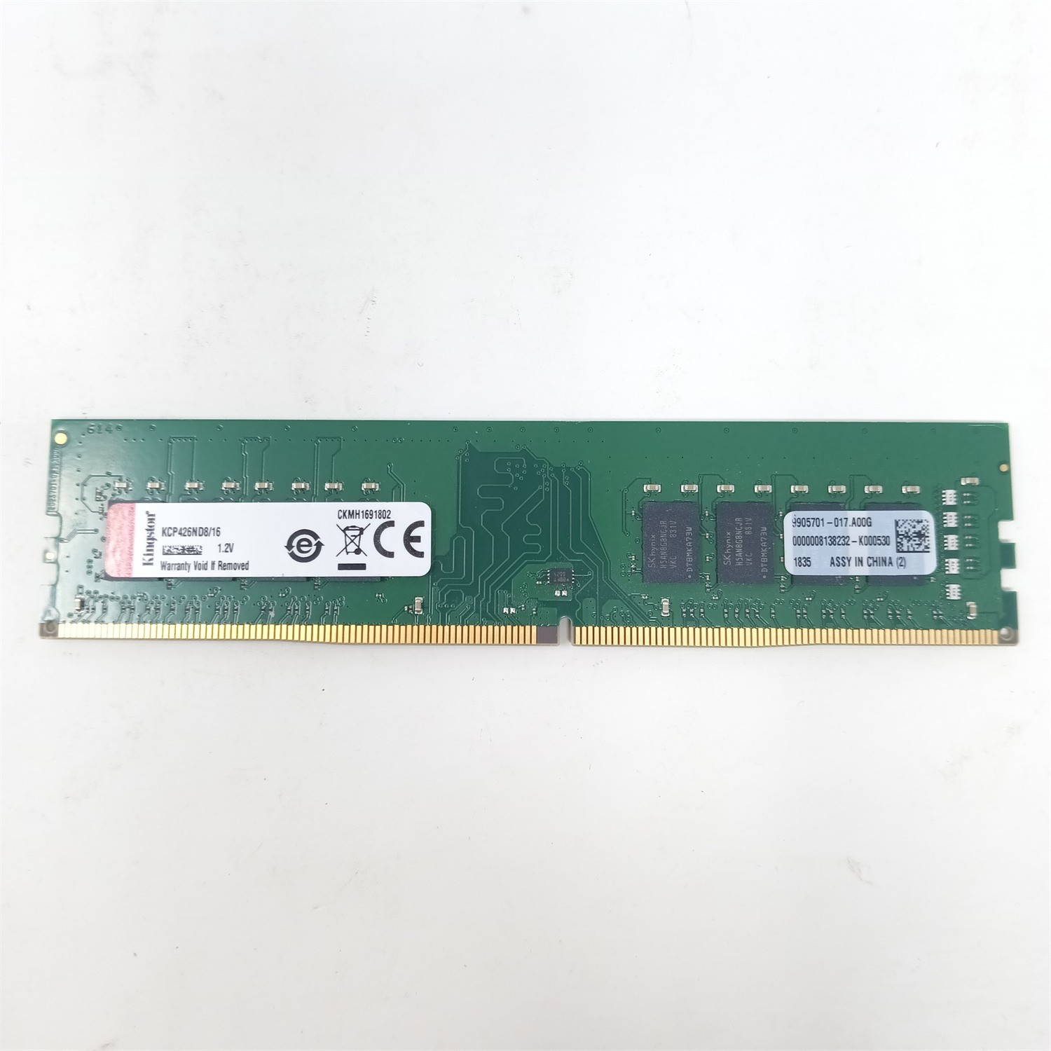 16GB 2Rx8 PC4-2666V DDR4-2666 Desktop RAM KCP426ND8/16 Kingston