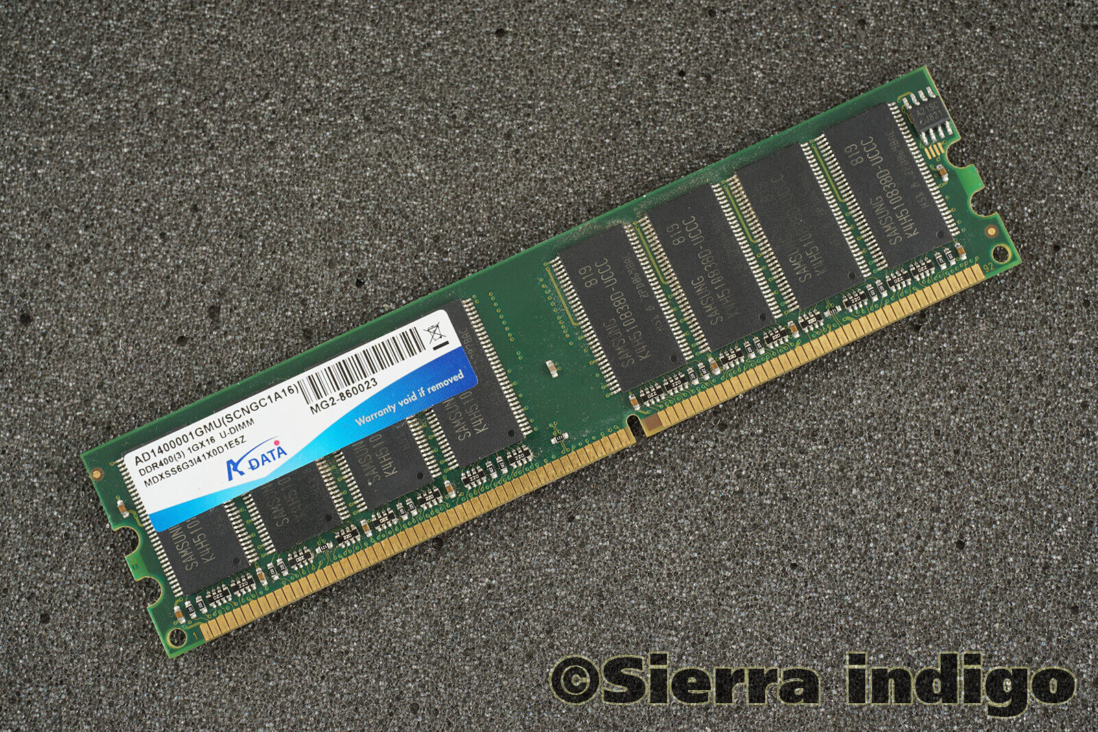 Adata AD1400001GMU DDR400 1GB memory RAM PC3200U