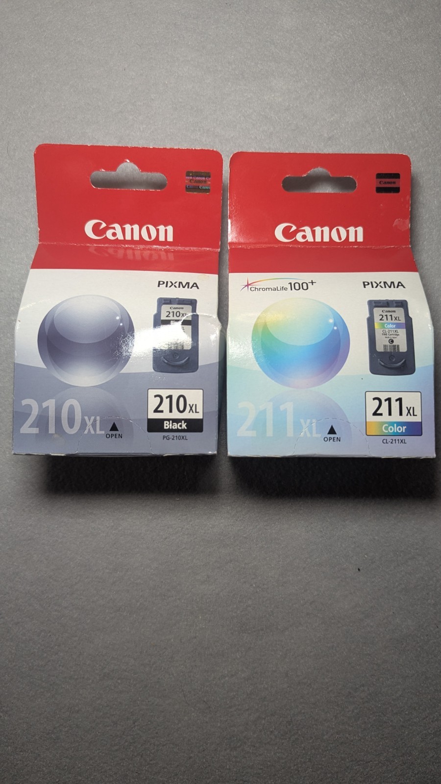 Canon - PG-210XL Black CL-211 Color Ink 2-Pack High Yield Black, Standard Yield
