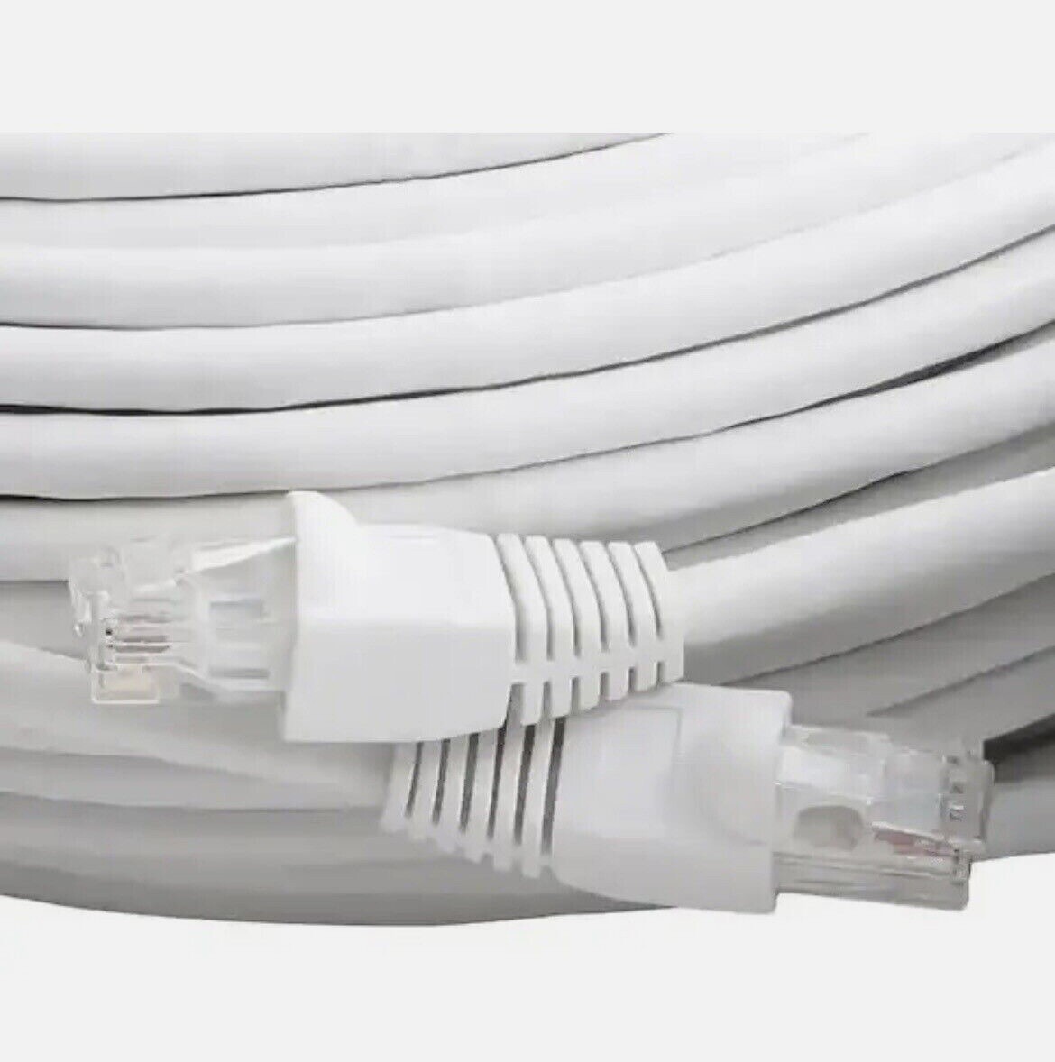 Commercial Electric BSTC6-150WH 150 ft. CAT6 Ethernet Cable ^