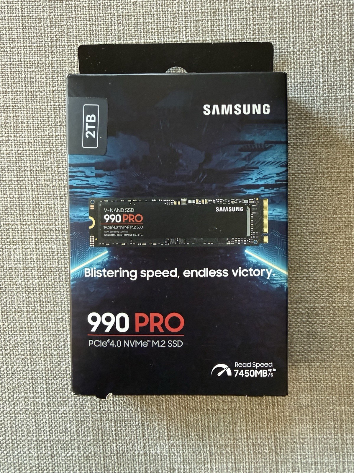 BRAND NEW SAMSUNG 990 PRO 2TB SSD M.2 PCIe 4.0 NVMe MZ-V9P2T0/AM