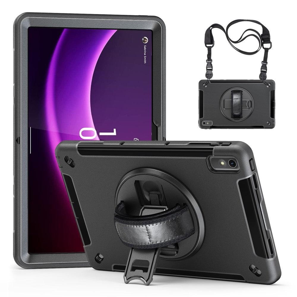For Tab P11 Gen 2 11.5 tb350fu Case Kickstand Hand Strap – Black