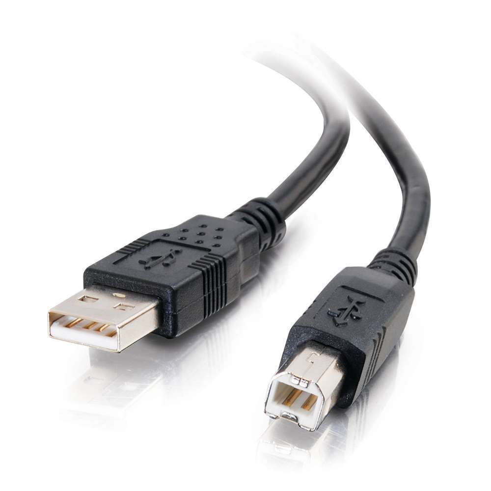 USB 2.0 A/B Cable-[3.3ft (1m)-5m (16.4ft)]-C2G