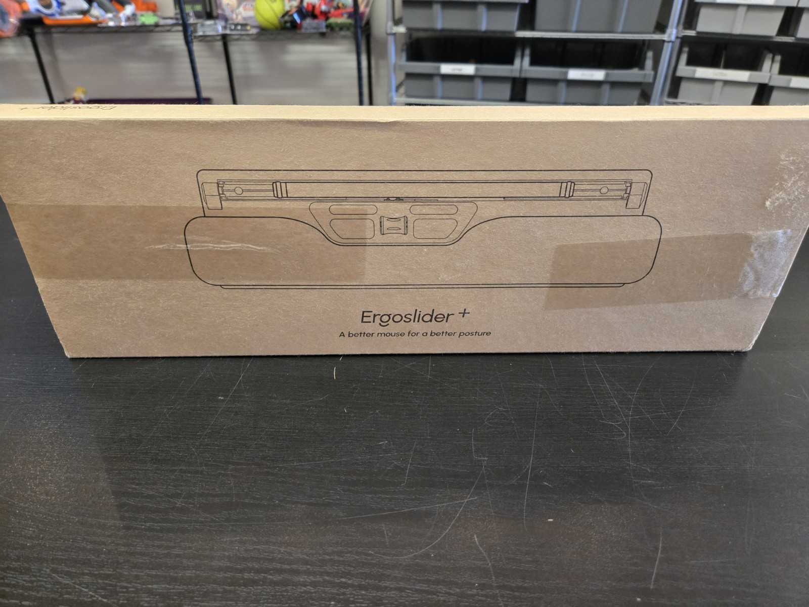 Ergoslider Plus SE: Ergonomic Mouse w/ Roller-Bar For Precision Cursor Control