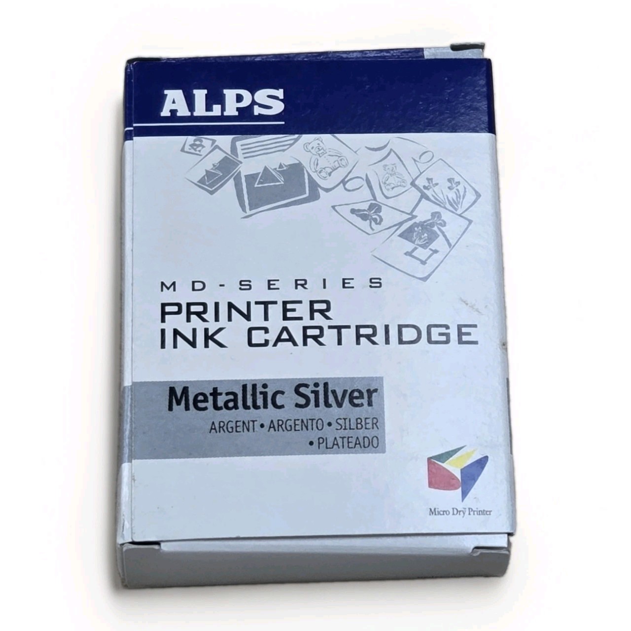 ALPS MD Series Printer Ink Cartridge Metalic Silver 106045-00