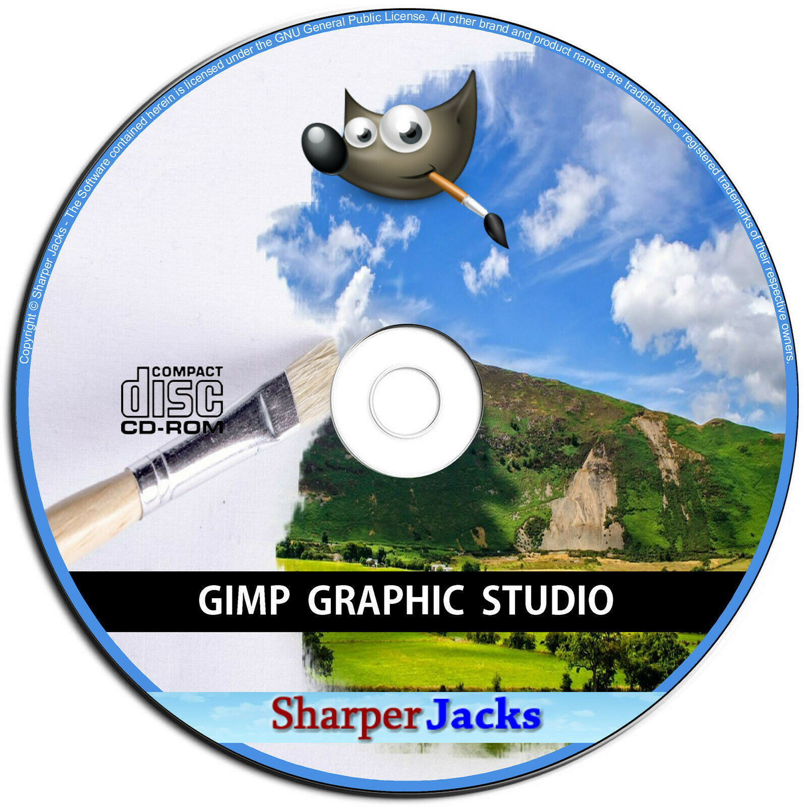 NEW GIMP Pro Photo Retouch Digital Image Editing Graphic Design Software CD