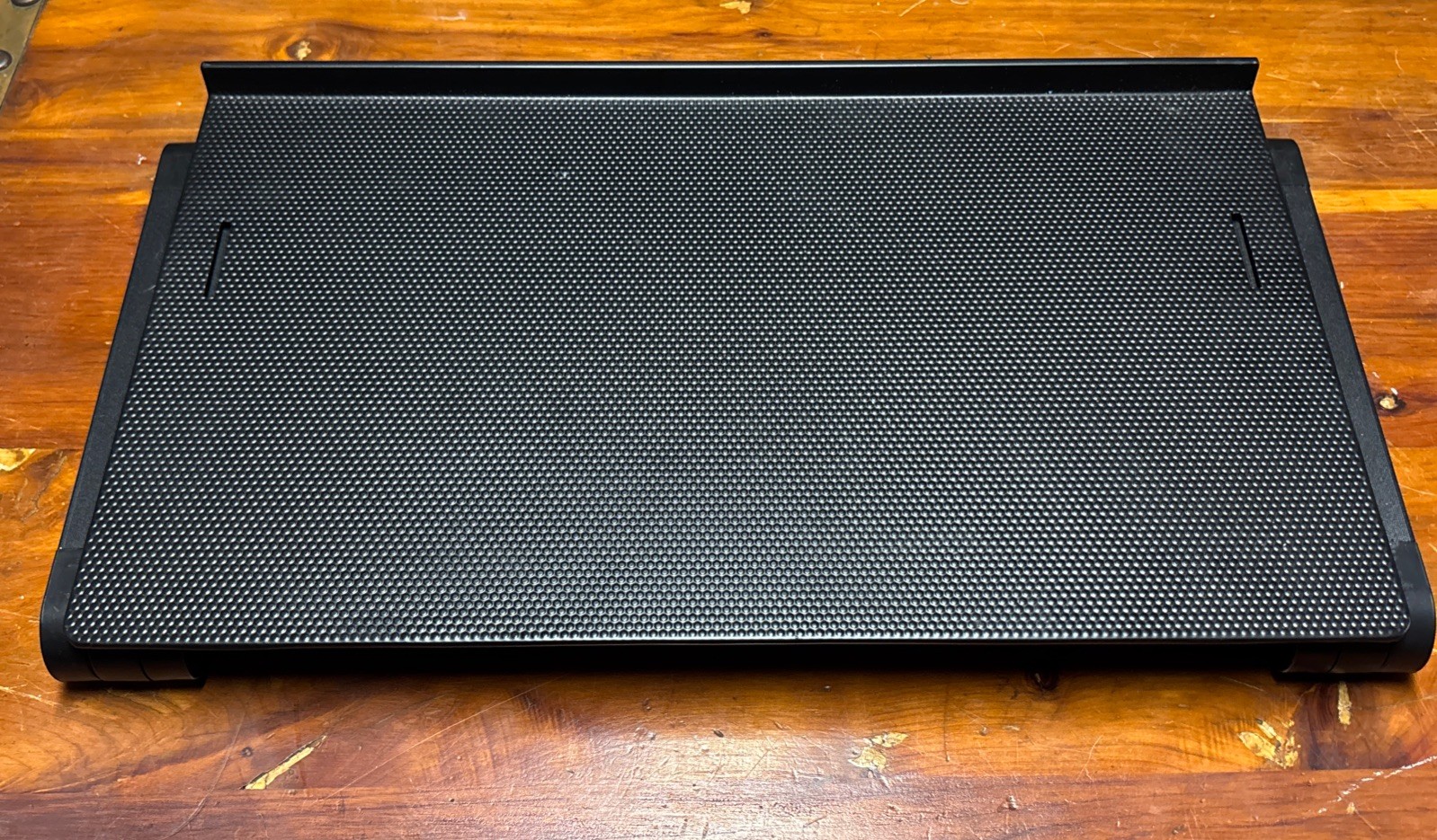 Uncaged Ergonomics Adjustable Laptop Stand Portable Folding Desk Tray Black