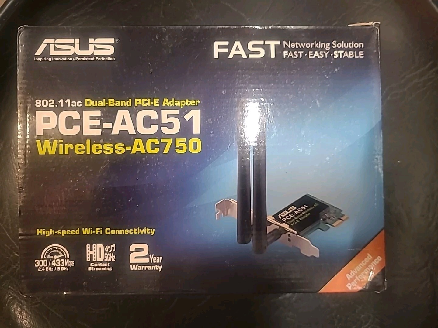 Asus Model PCE-AC51 Wireless Card PCI New In Open Box 