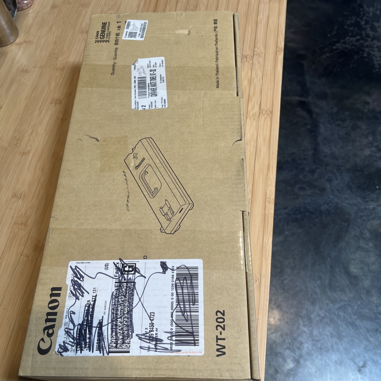 Genuine Canon WT-202 Waste Toner Container, New Sealed Box, I Ship Fast