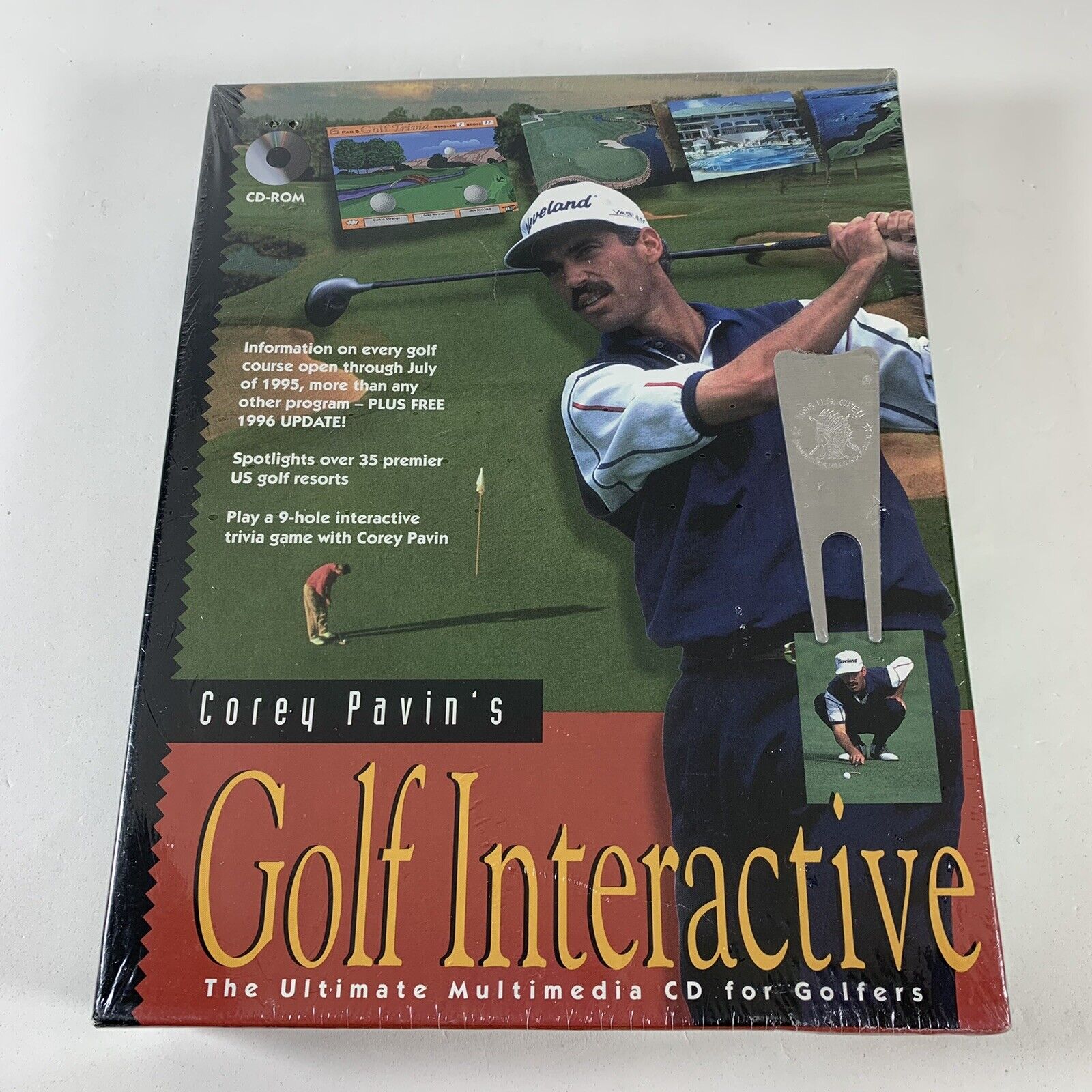 VTG Corey Pavin's Golf Interactive (PC, CD-ROM, 1995) Info on 35 US Golf Courses