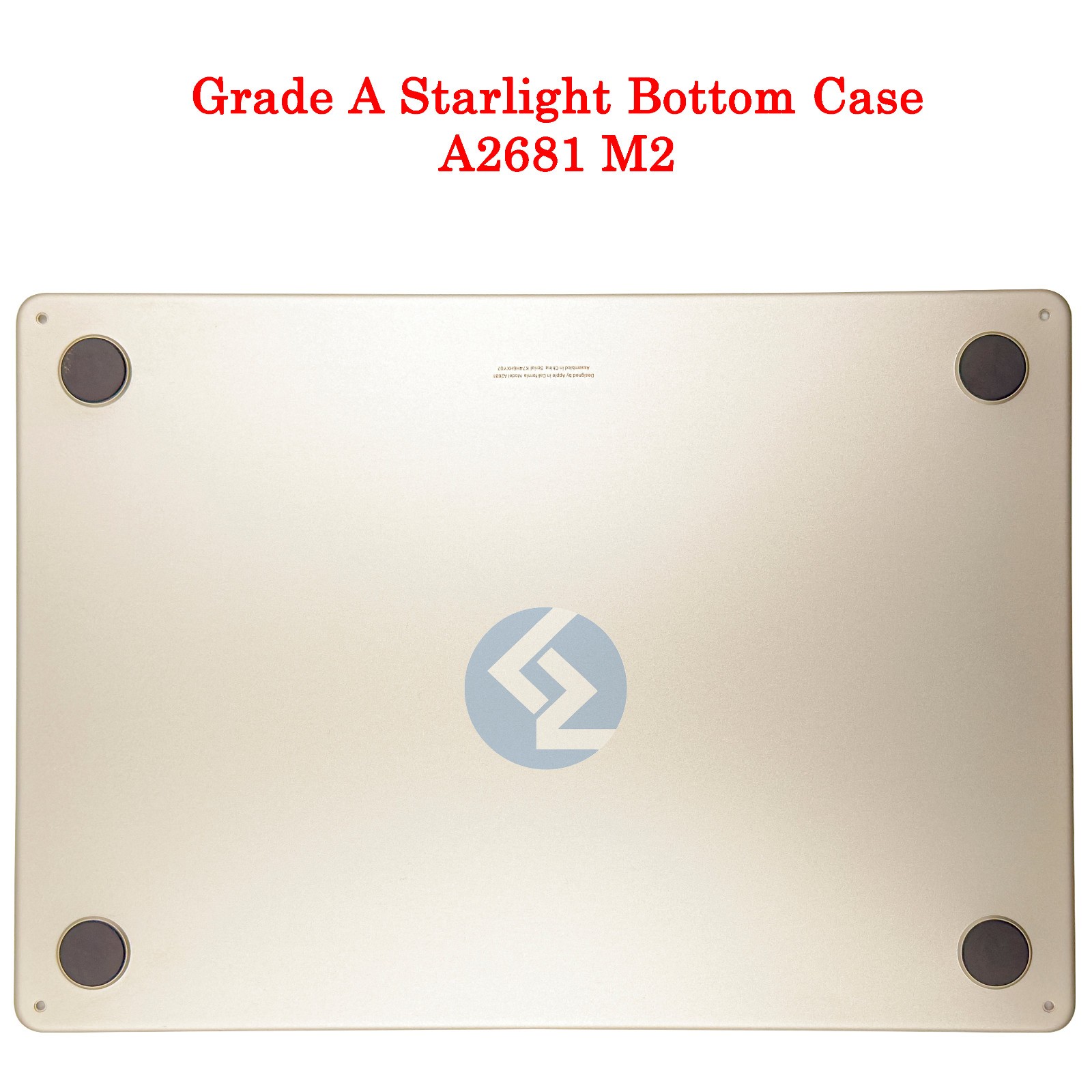 Grade A Starlight Lower Bottom Case Cover 613-22538-A Macbook Air 13" A2681 2022