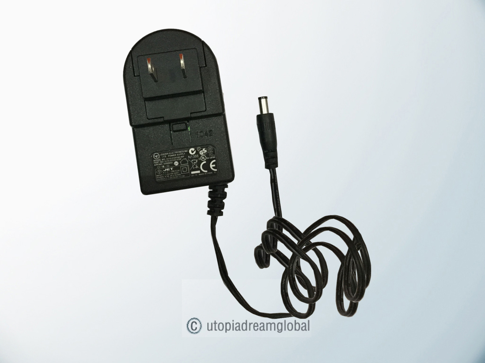 UL Listed 6FT 12V 1A AC Adapter For NETGEAR ProSafe GS108E GS108E-100NAS GS108T