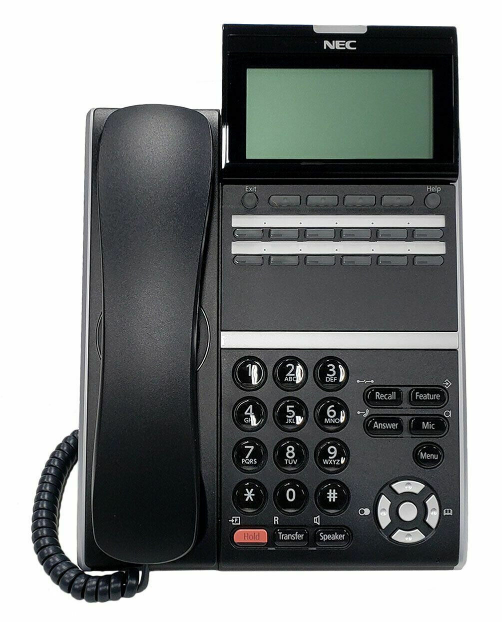 NEC ITK-12D IP Phone DT900 Warranty Digital Business Black BE118964 VoIP