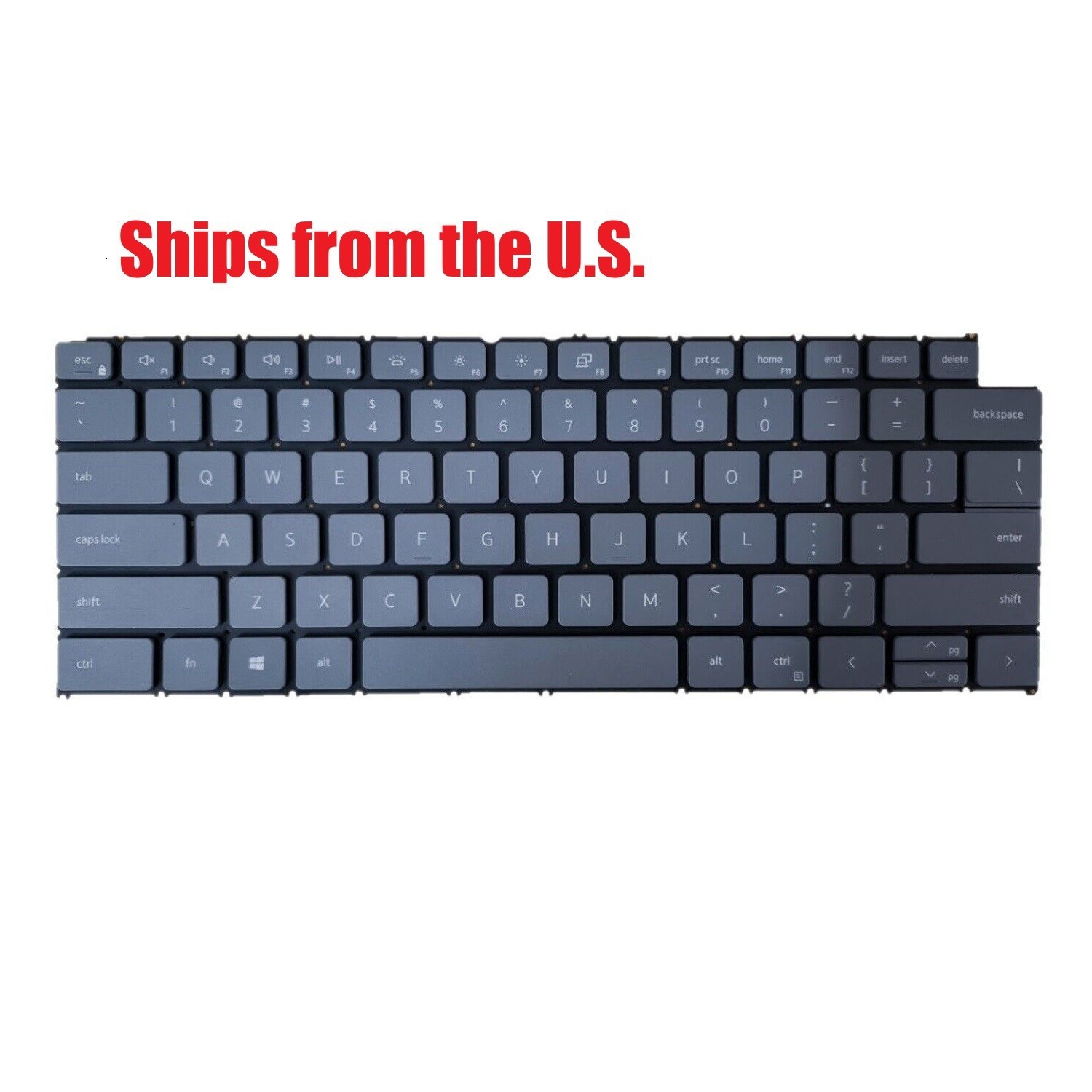 For Dell P147G002 US Gray Keyboard New Original Backlit