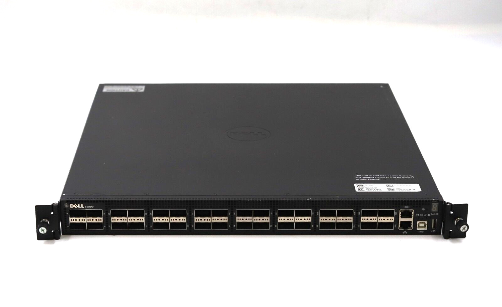 Dell Force10 S6000 32-Ports 40GbE QSFP+ Managed Switch W/Ears Dell P/N: 0W3MKP