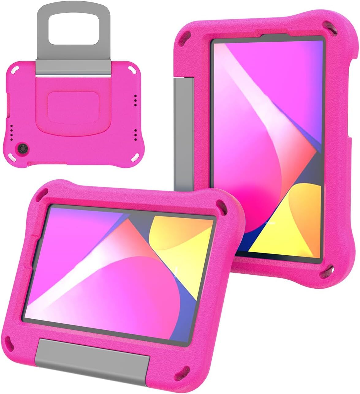 Kids Case for TCL AT&T amiGO Jr. Tab (9136K) 8" Tablet Shockproof with Handle