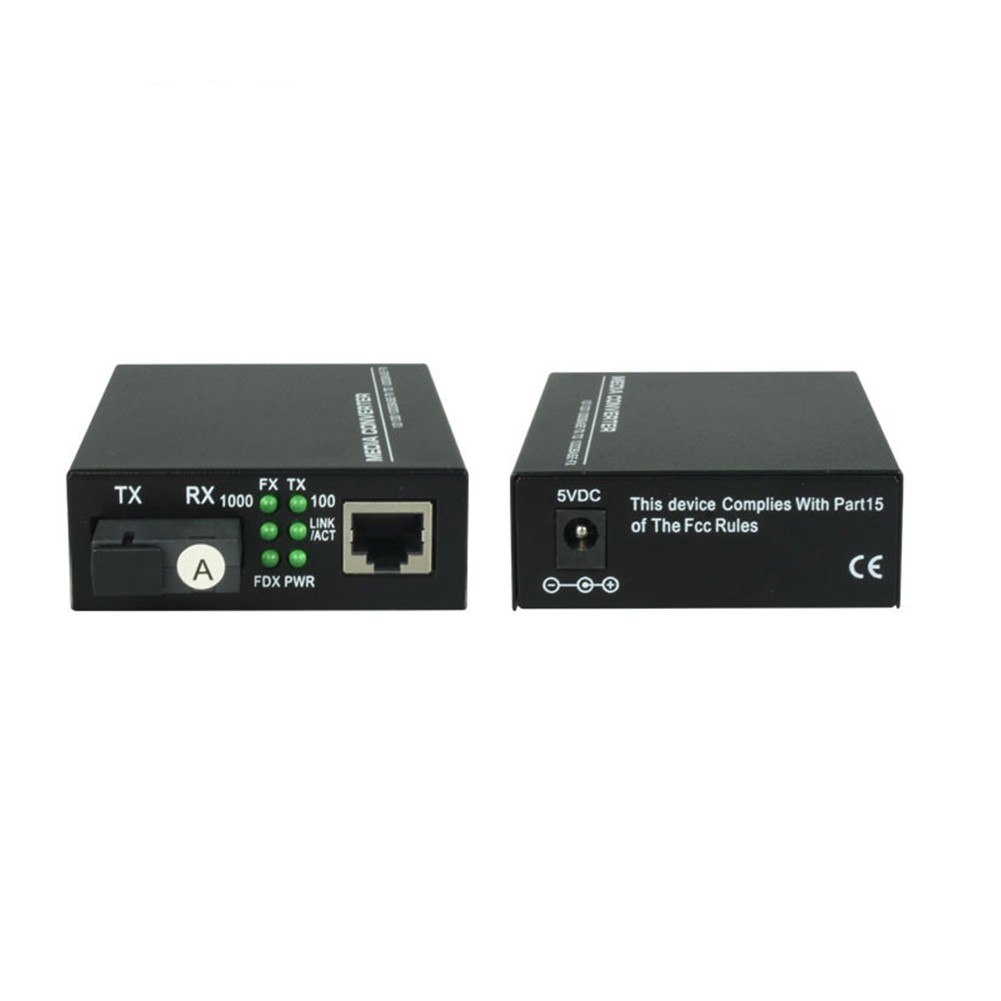 1Pair 10G + Fiber to RJ45 Media Converter RJ45 to + 10/100/1000M/26526