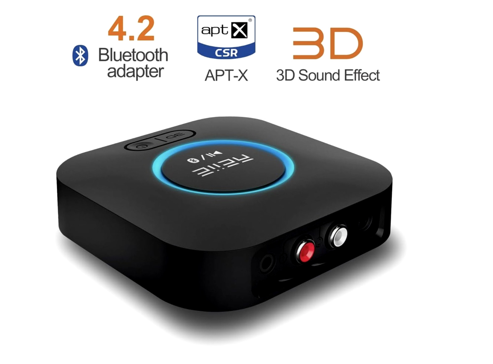 Audio Bluetooth Receiver, HiFi Wireless Audio Adapter,Bluetooth 4.2 Receiver