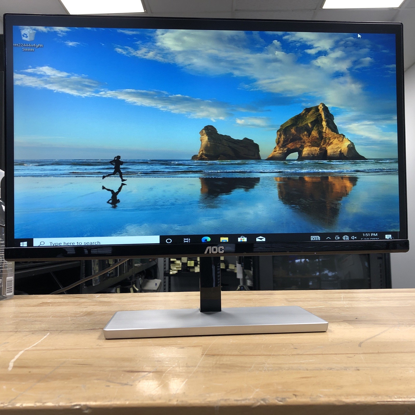 AOC 21.5" IPS LED Monitor 1920x1080 60Hz HDMI VGA I2279VWHE 215LM00055 Tested